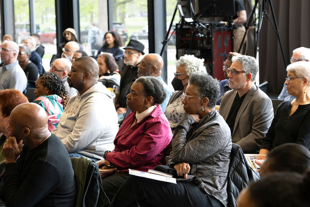 group of people listening 