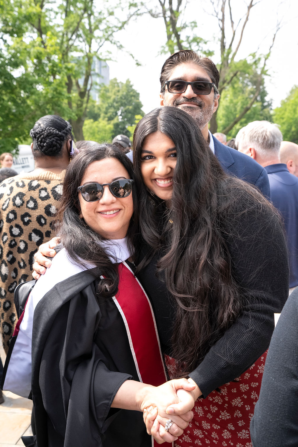 Family taking picture