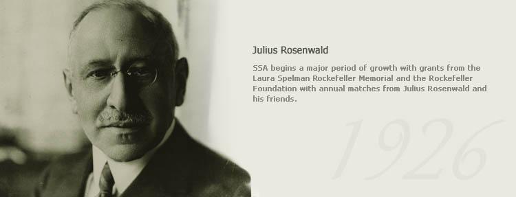 Sepiatone headshot image of Julius Rosenwald