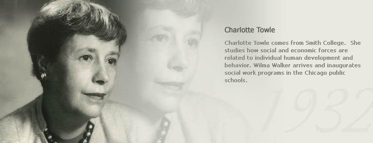 Black and white headshot image of Charlotte Towle