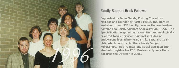 A group photo of the Family Support Brink Fellows