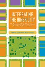 Colorful book with title integrating the inner city 